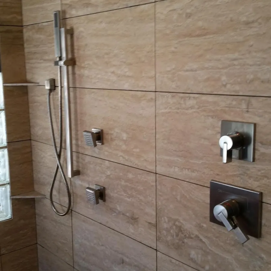 Shower fixture installation for Water Heater Replacement in Wildwood